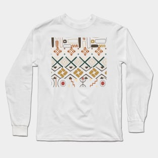 Formidable illustration en mosaïque berbère Long Sleeve T-Shirt